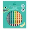 Djeco 10 Feutres Pinceaux, Couleurs Tertiaires
