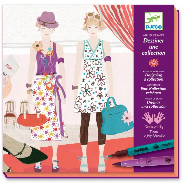 Djeco Atelier Mode Dessiner Une Collection 1 Djeco Atelier Mode Dessiner Une Collection