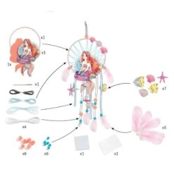 Djeco Attrape Rêves - Douce Sirène - Do It Yourself -Djeco attrape reves douce sirene do it yourself 3