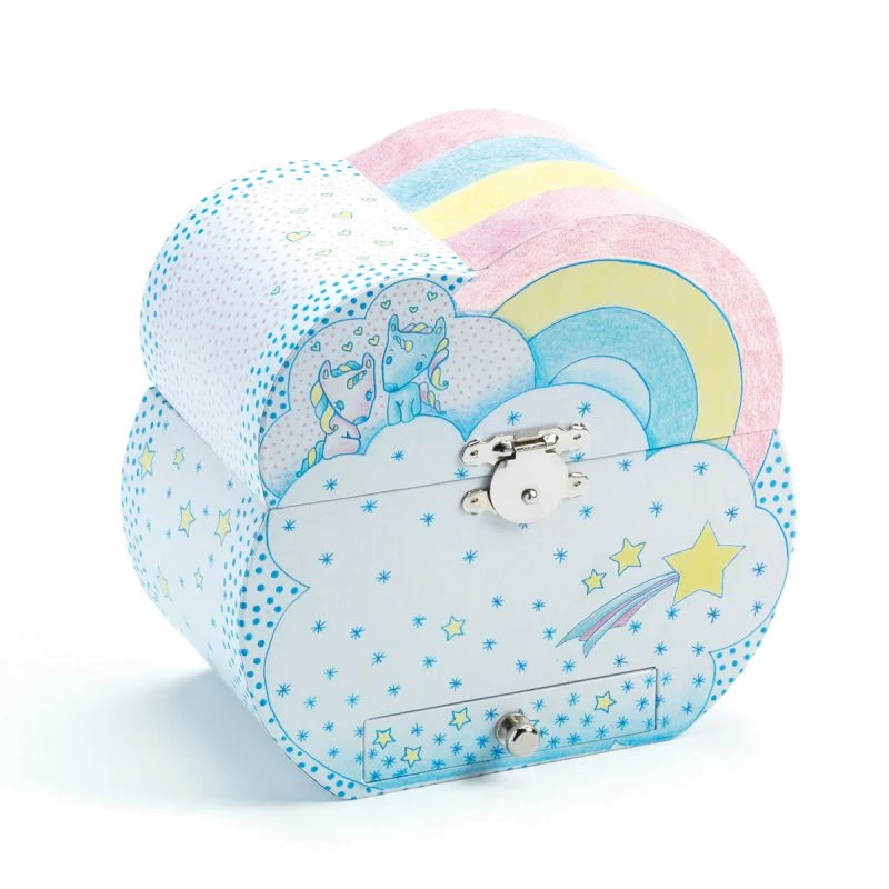 Djeco Boîte à Bijoux Musicale Rêves De Licornes 1 Djeco Boîte à Bijoux Musicale Rêves De Licornes