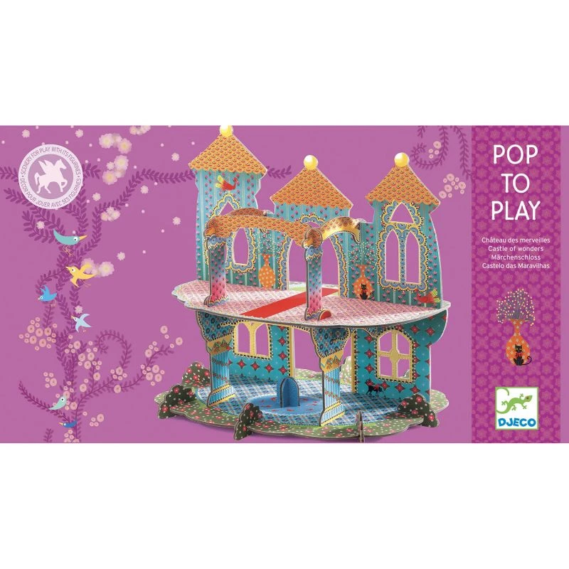 Djeco Château Des Merveilles Pop To Play 3 Djeco Château Des Merveilles Pop To Play – Image 3