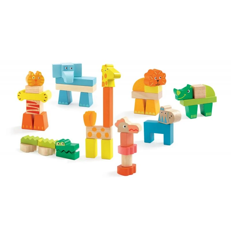 Djeco Creanimaux Jouet En Bois à Empiler 1 Djeco Creanimaux Jouet En Bois à Empiler