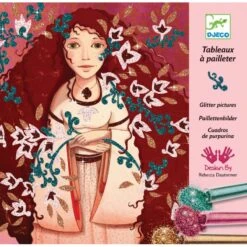 Djeco D'ors Et De Soies - Tableaux à Pailleter -Djeco d ors et de soies tableaux a pailleter 2