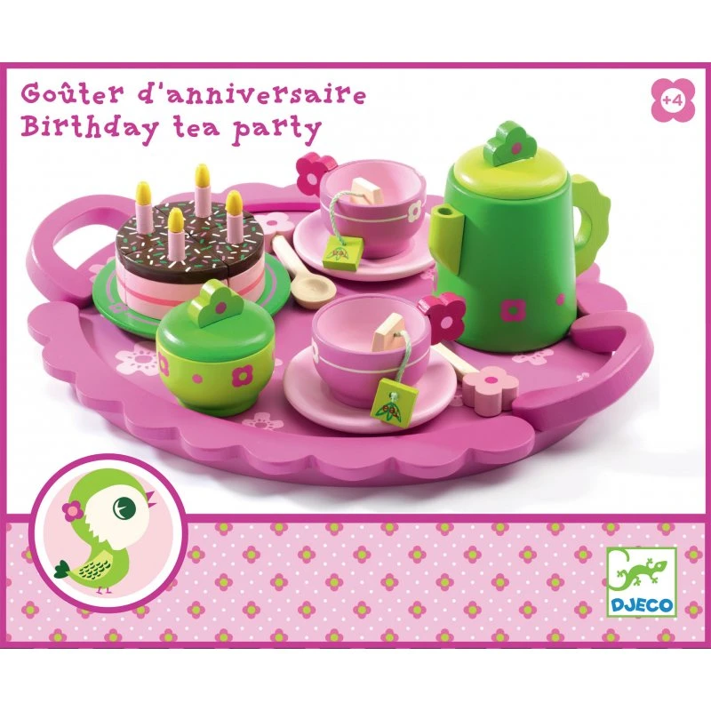 Dînette En Bois Goûter D'anniversaire - Djeco 2 Dînette En Bois Goûter D'anniversaire - Djeco – Image 2