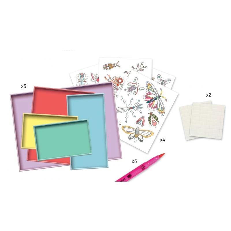 Feutres Pinceaux Cabinet De Curiosités Djeco 4 Feutres Pinceaux Cabinet De Curiosités Djeco – Image 4