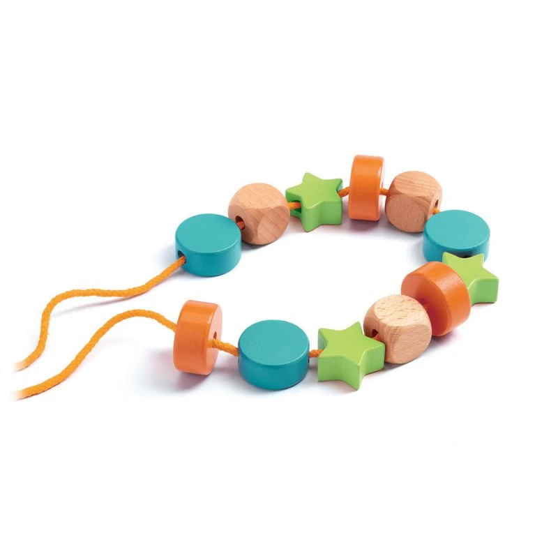 Filacolor Grosses Perles à Enfiler Djeco 2 Filacolor Grosses Perles à Enfiler Djeco – Image 2