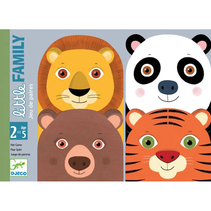Djeco Little Family - Jeu De Cartes Des Tout-petits 1 Djeco Little Family - Jeu De Cartes Des Tout-petits