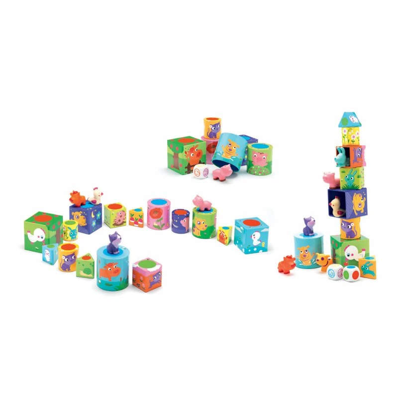 Djeco Ludanimo - 3 Jeux En Un (mémo, Parcours, équilibre) 1 Djeco Ludanimo - 3 Jeux En Un (mémo, Parcours, équilibre)