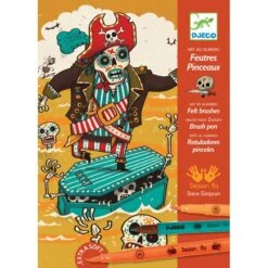 Djeco Mort De Trouille - Feutres Pinceaux -Djeco mort de trouille feutres pinceaux 5