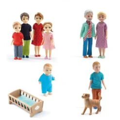 Grand Pack Famille De Poupées Djeco Thomas & Marion