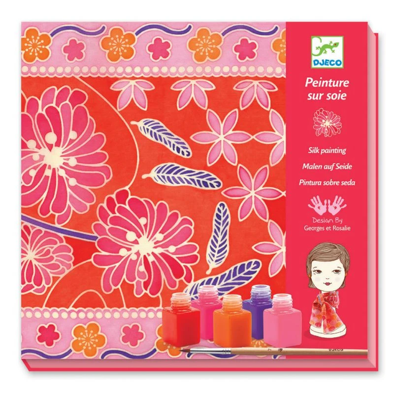 Peinture Sur Soie "Jardin Japonais" - Djeco 1 Peinture Sur Soie "Jardin Japonais" - Djeco