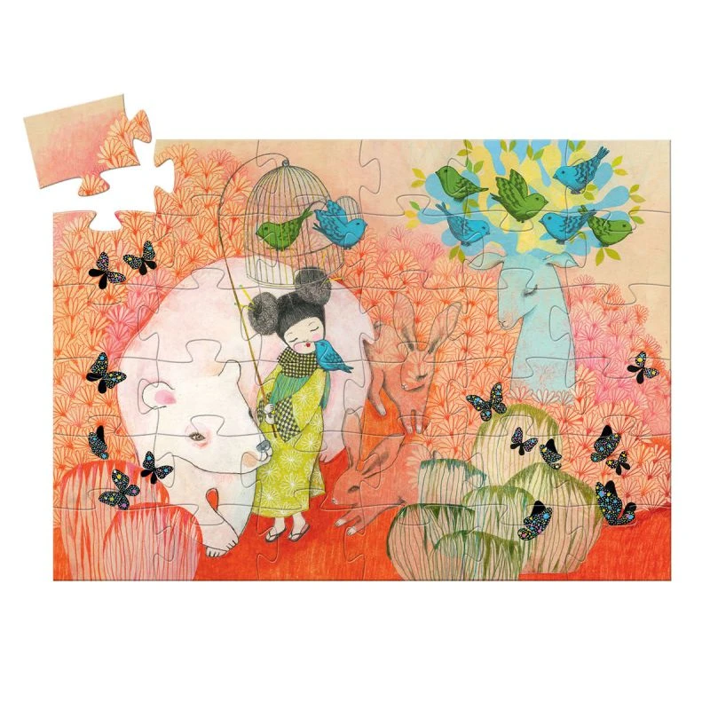 Puzzle 4 Ans Kokeishi 36 Pièces - Djeco 2 Puzzle 4 Ans Kokeishi 36 Pièces - Djeco – Image 2