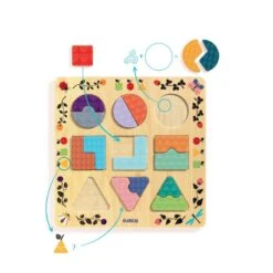 Puzzle Formes Et Couleurs Ludigraphic - Djeco