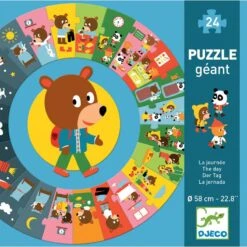 Puzzle Géant La Journée 24 Pièces - Djeco