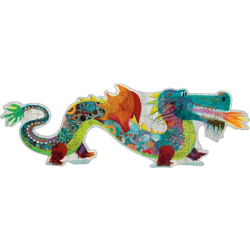 Djeco Puzzle Géant Léon Le Dragon 58 Pièces 1 Djeco Puzzle Géant Léon Le Dragon 58 Pièces