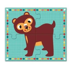 Djeco Rigolo N'co - 4 Puzzles 2 Ans 4 Pièces -Djeco rigolo and co 4 puzzles 4 pieces 4