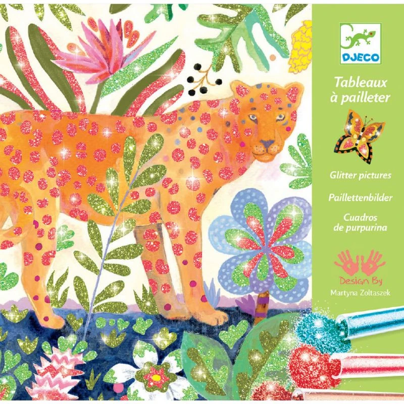 Djeco Tropico - Tableaux à Pailleter 1 Djeco Tropico - Tableaux à Pailleter