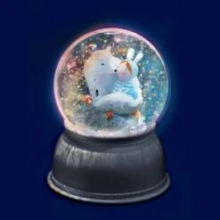 Djeco Veilleuse Boule à Neige Lila & Pupi -Djeco veilleuses boule de neige lila pupi 10