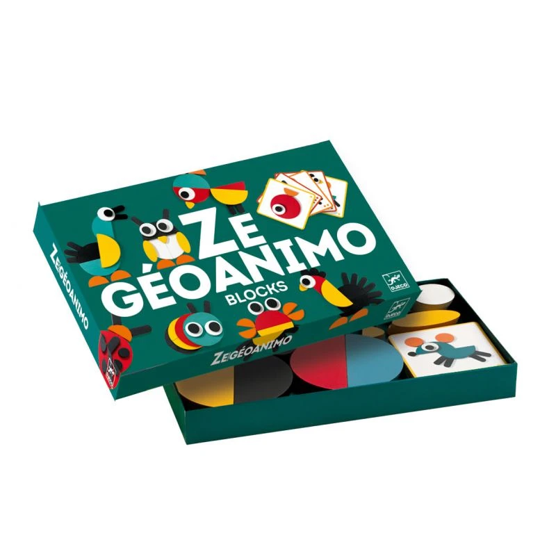 Djeco Ze Geoanimo - Jeu De Formes Et Couleurs - 3 Ans 1 Djeco Ze Geoanimo - Jeu De Formes Et Couleurs - 3 Ans